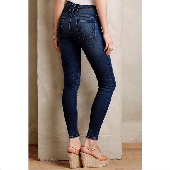Anthropologie McGuire Dark Wash Newton Skinny Jeans - Picture 1 of 9